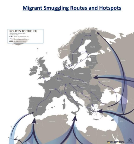 smokkelroutes
