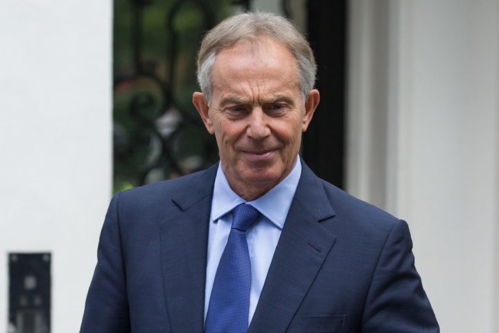 2016-07-05 13:39:02 Former British Prime Minister Tony Blair leaves his office in central London on July 5, 2016. Seven years after it began, the official inquiry into Britain's role in the Iraq war finally reports on Wednesday with former prime minister Tony Blair expected to face severe criticism. / AFP PHOTO / Daniel Leal-Olivas
