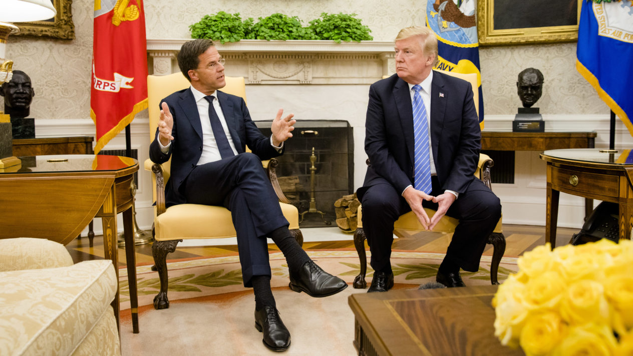 Met premier Rutte het Oval Office in (video) - EWmagazine.nl