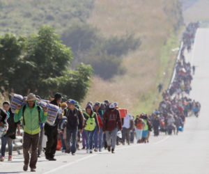 De karavaan: migranten uit Centraal-Amerika onderweg naar de Verenigde Staten, 13 november 2018