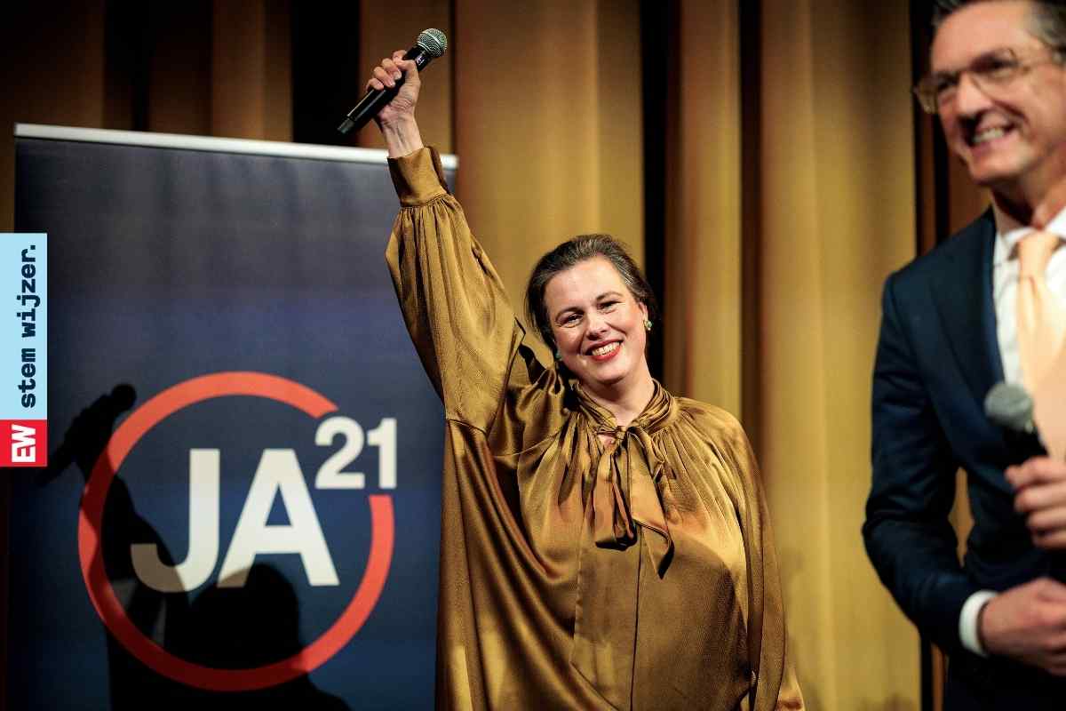 Jubelstemming bij JA21 in de Grote Kerk: 